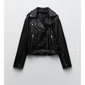 ZARA FAUX LEATHER JACKET